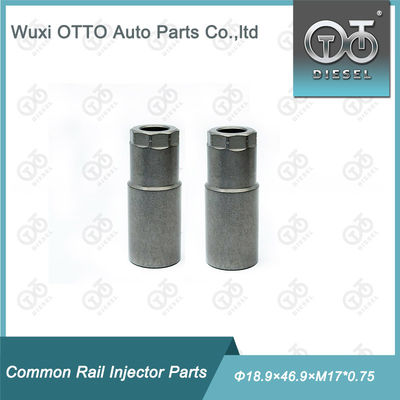 Μεγάλη ταχύτητα Steel Diesel Fuel Injector Nozzle Cap Nut Μέγεθος Φ18.9×46.9×M17*0.75 για Piezo Injector με πλαστική σακούλα σε συσκευασία χαρτιού