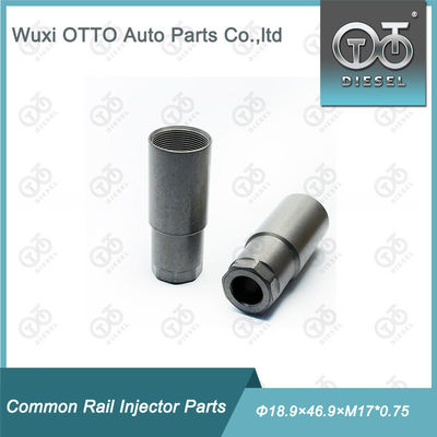 Μεγάλη ταχύτητα Steel Diesel Fuel Injector Nozzle Cap Nut Μέγεθος Φ18.9×46.9×M17*0.75 για Piezo Injector με πλαστική σακούλα σε συσκευασία χαρτιού