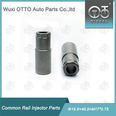 Μεγάλη ταχύτητα Steel Diesel Fuel Injector Nozzle Cap Nut Μέγεθος Φ18.9×46.9×M17*0.75 για Piezo Injector με πλαστική σακούλα σε συσκευασία χαρτιού