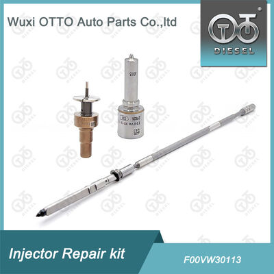 Common Rail Injector Repair Kit F00VW30113 Include Valve Cap T614 For Injector 0445110583 / 584 / 338002F610