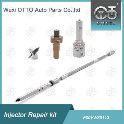 Common Rail Injector Repair Kit F00VW30113 Include Valve Cap T614 For Injector 0445110583 / 584 / 338002F610