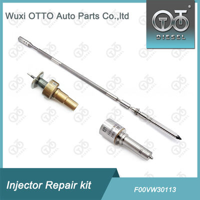 Common Rail Injector Repair Kit F00VW30113 Include Valve Cap T614 For Injector 0445110583 / 584 / 338002F610
